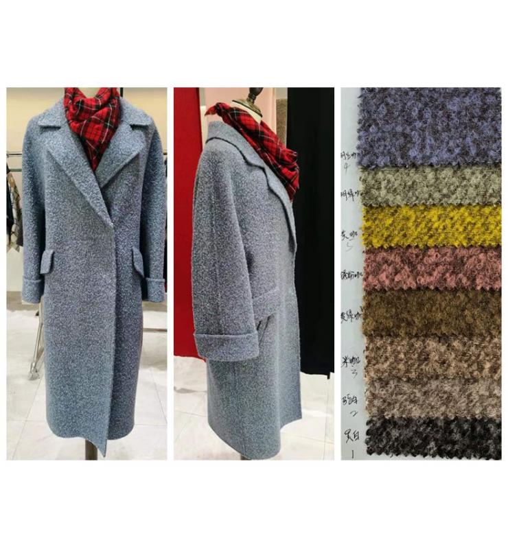 圈圈紗雙面呢（紋面）